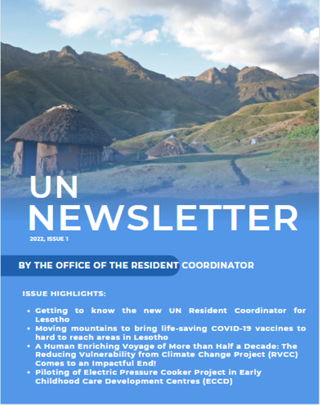 UN Lesotho Newsletter- Issue 1: 2022